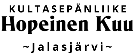 Kultasepänliike Hopeinen Kuu, Jalasjärvi -logo